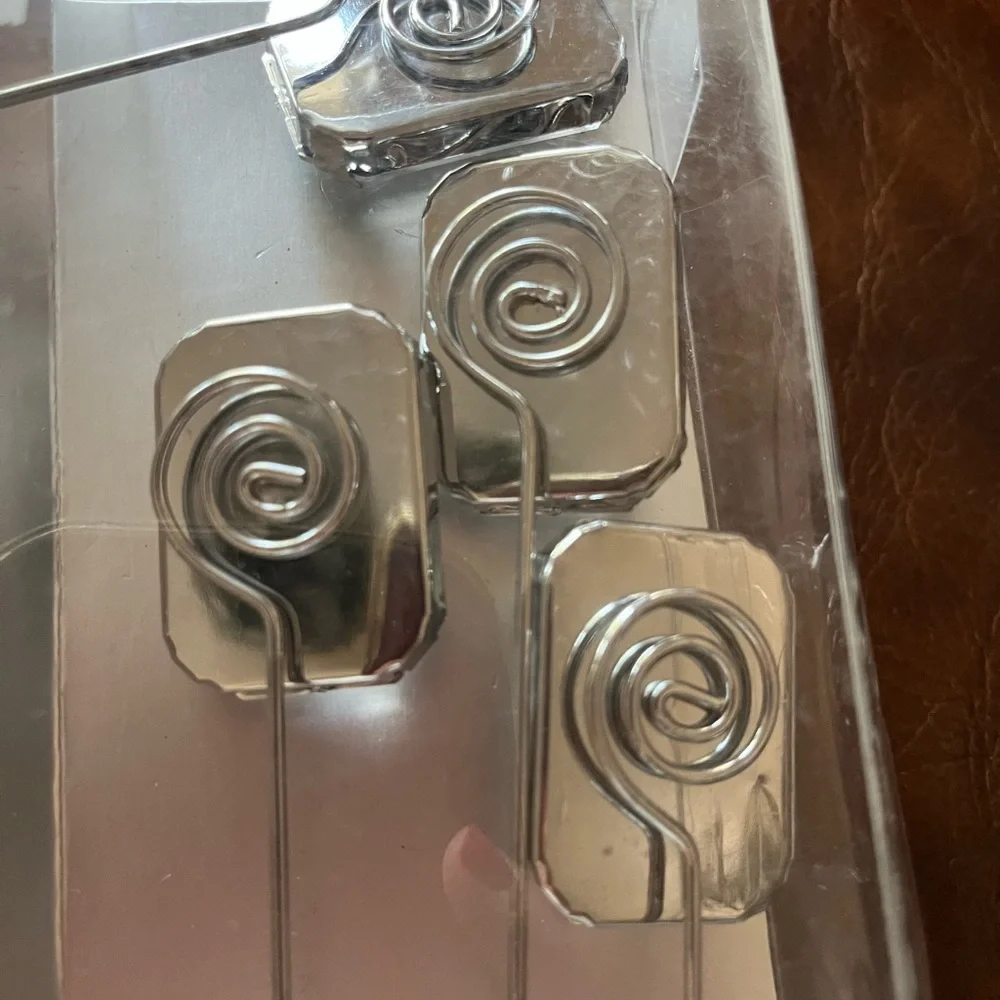 Z Gallerie bling place card holder (4) 5 inches tall